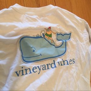 Kids vineyard vines long sleeve Christmas tee